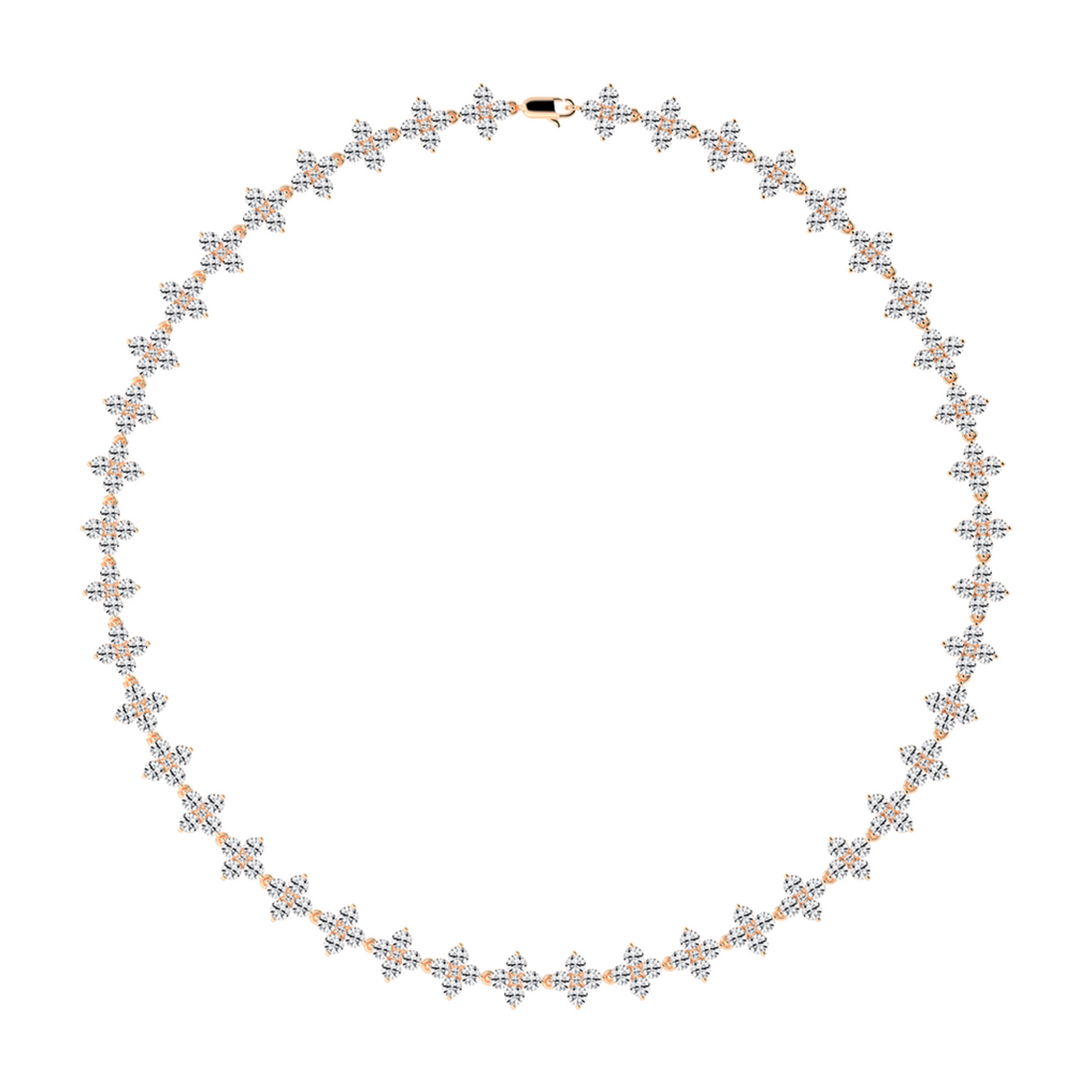 Star-Crossed Diamond Necklace