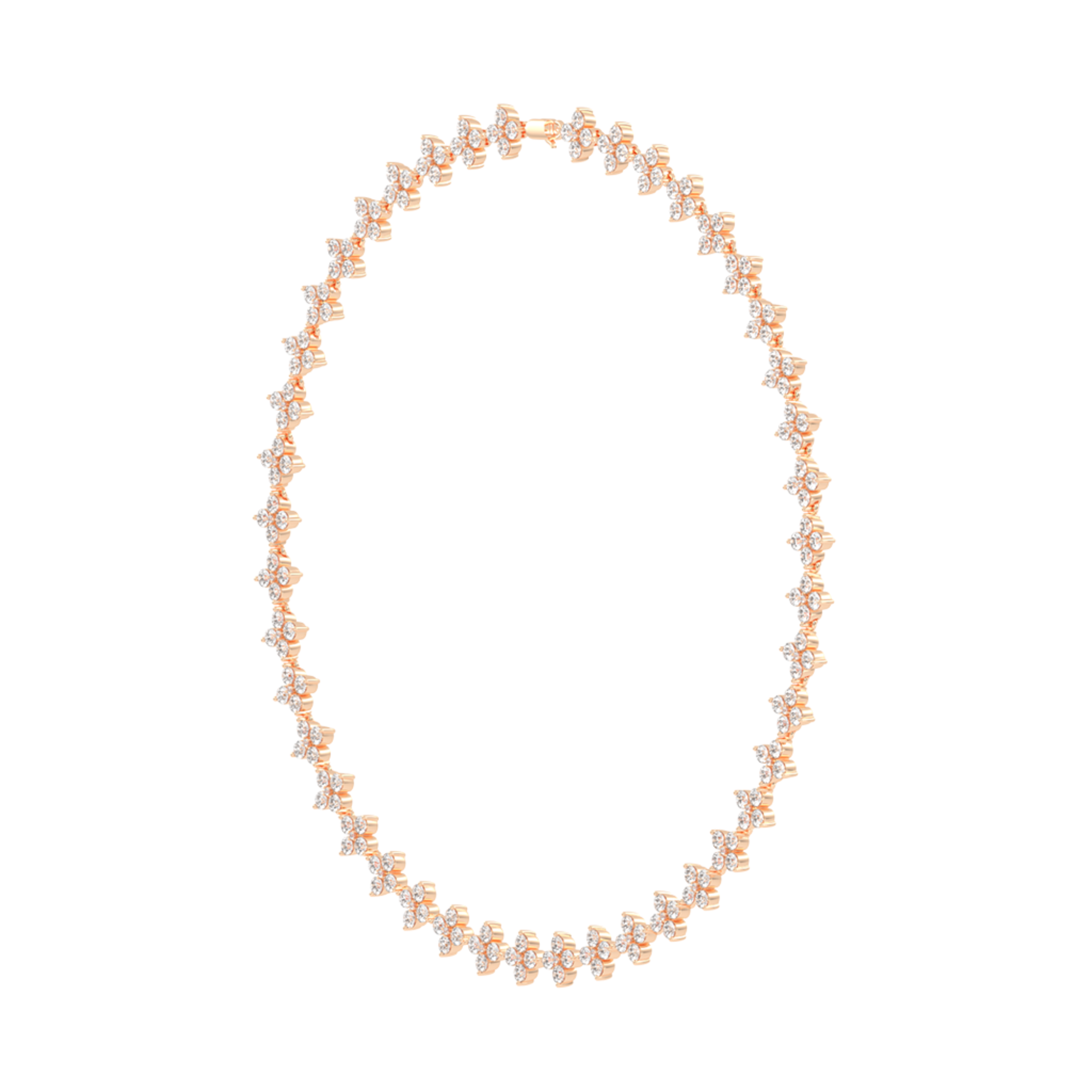 Star-Crossed Diamond Necklace