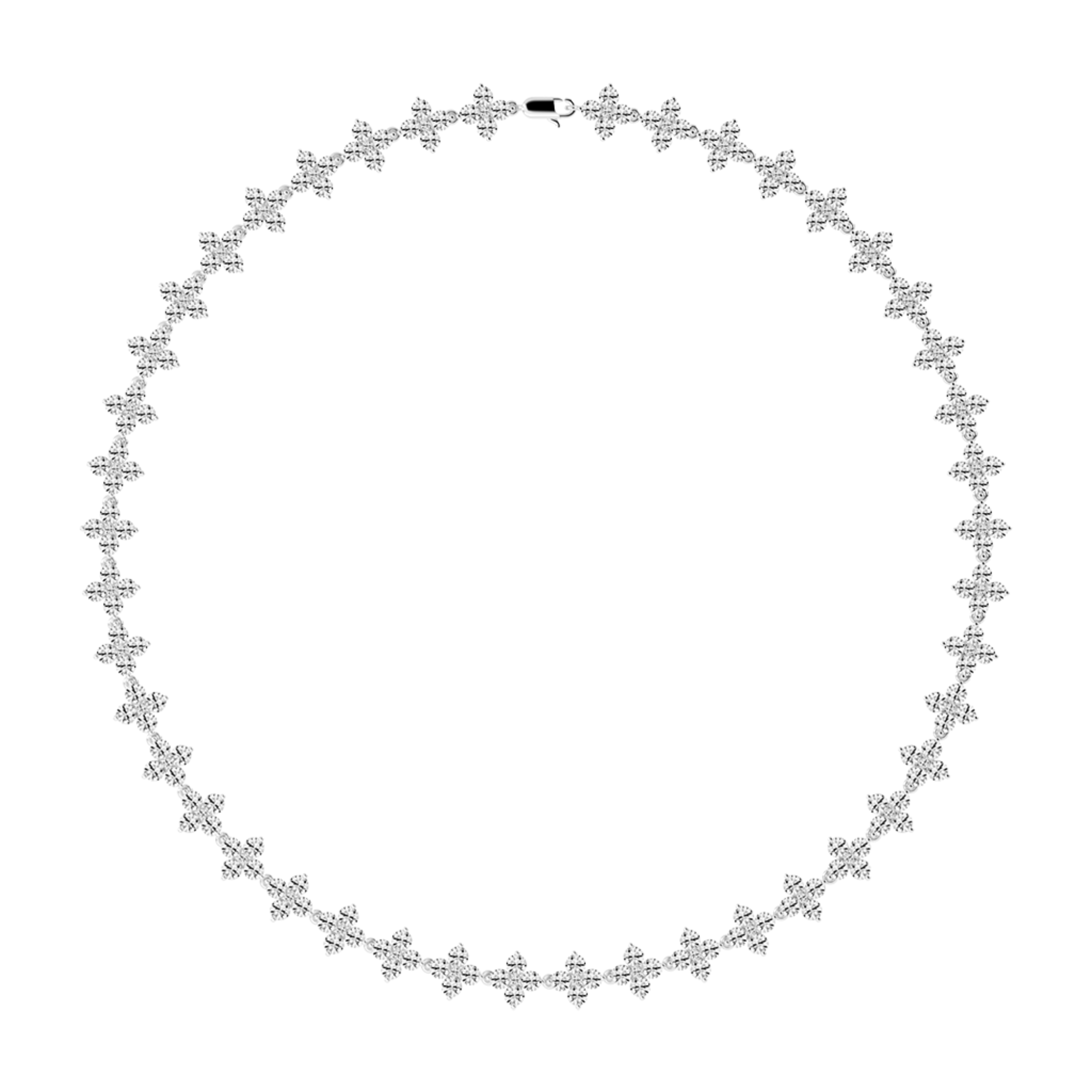 Star-Crossed Diamond Necklace