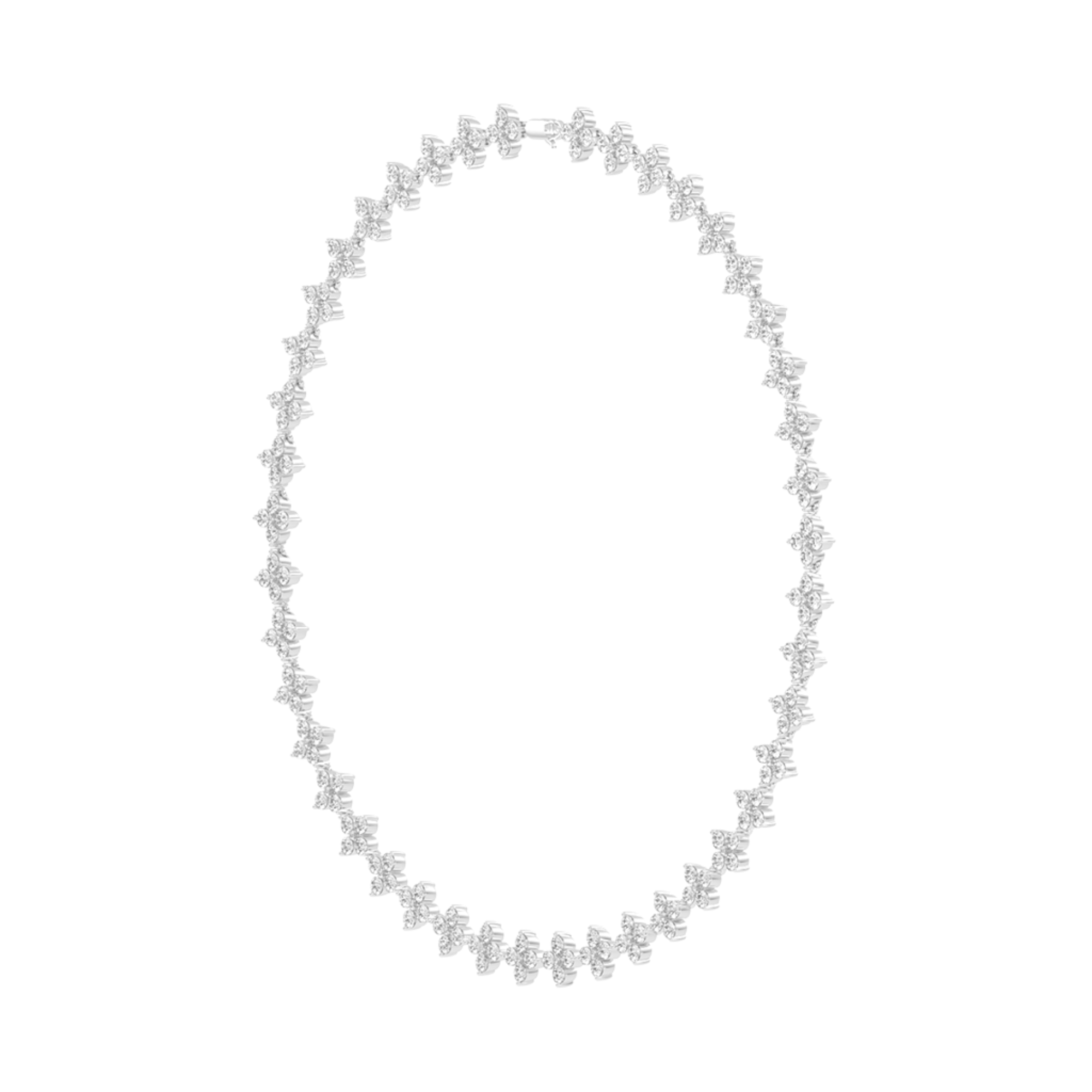 Star-Crossed Diamond Necklace