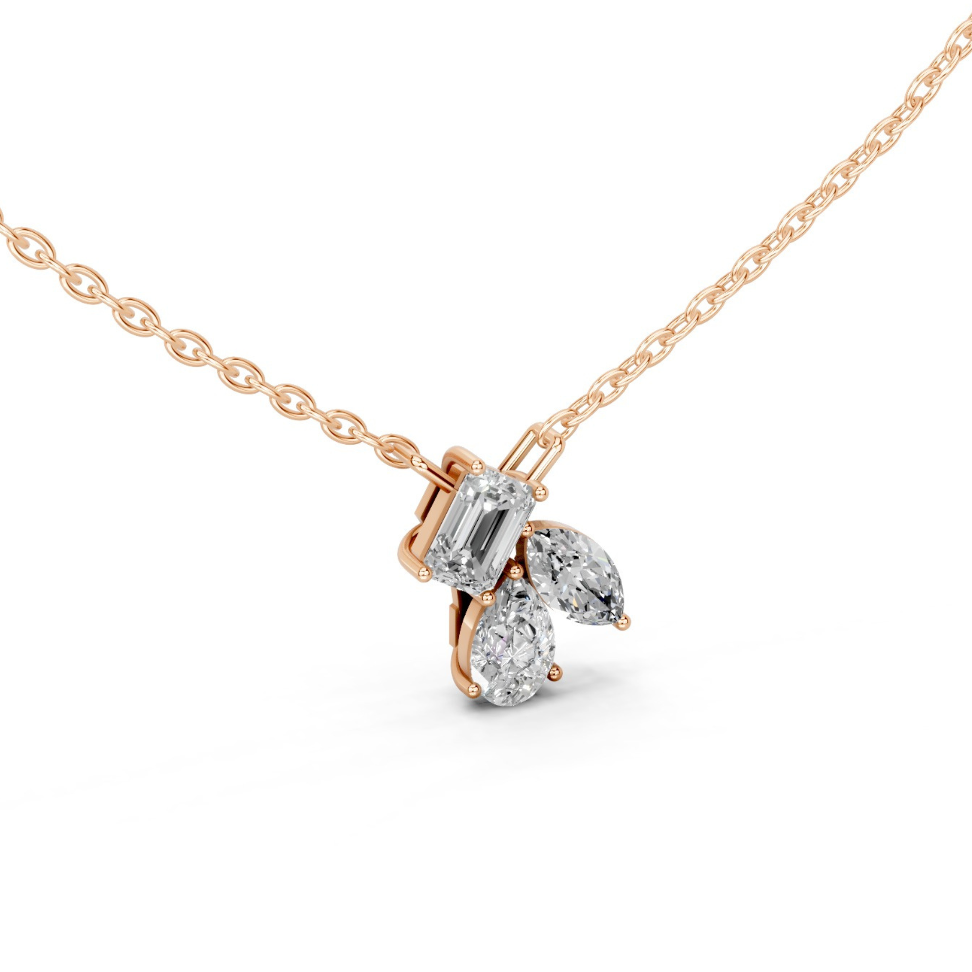 3.3 CT Trio Nova Diamond Pendant