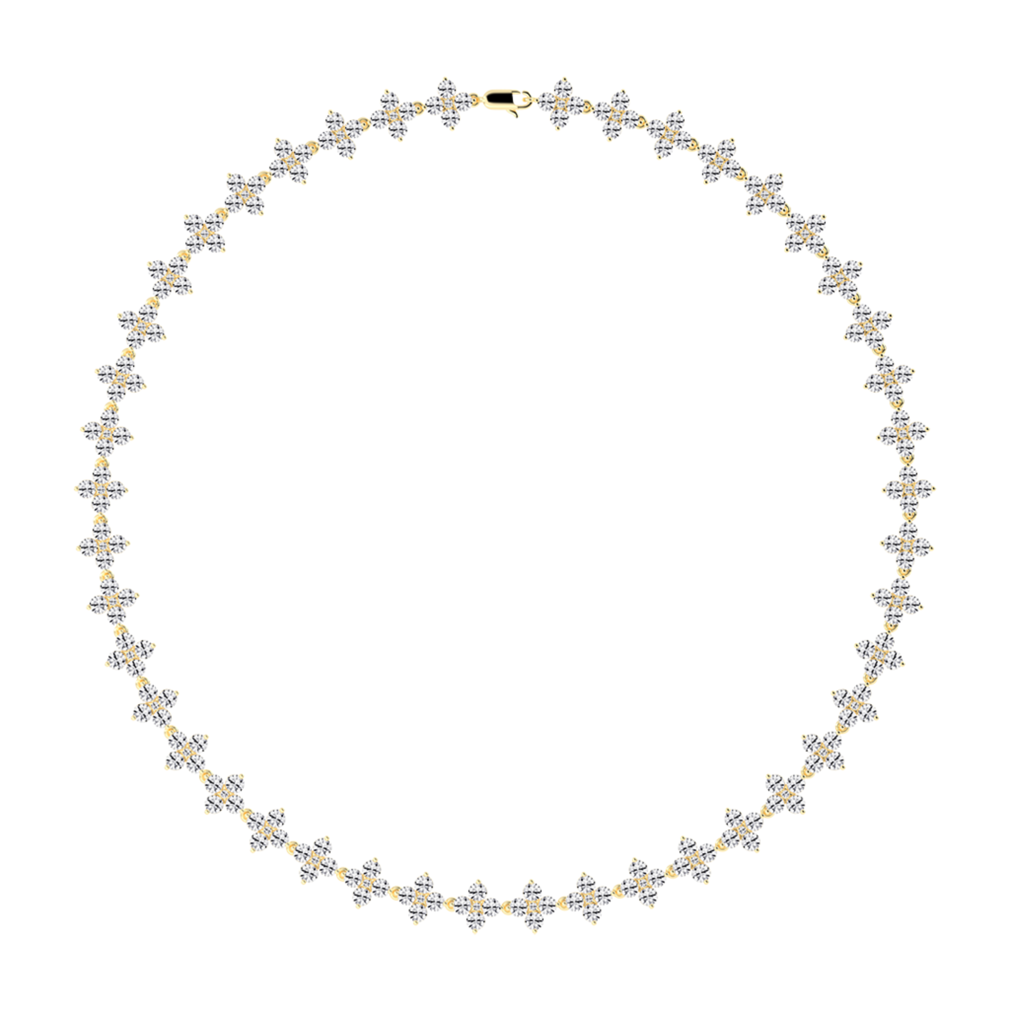 Star-Crossed Diamond Necklace