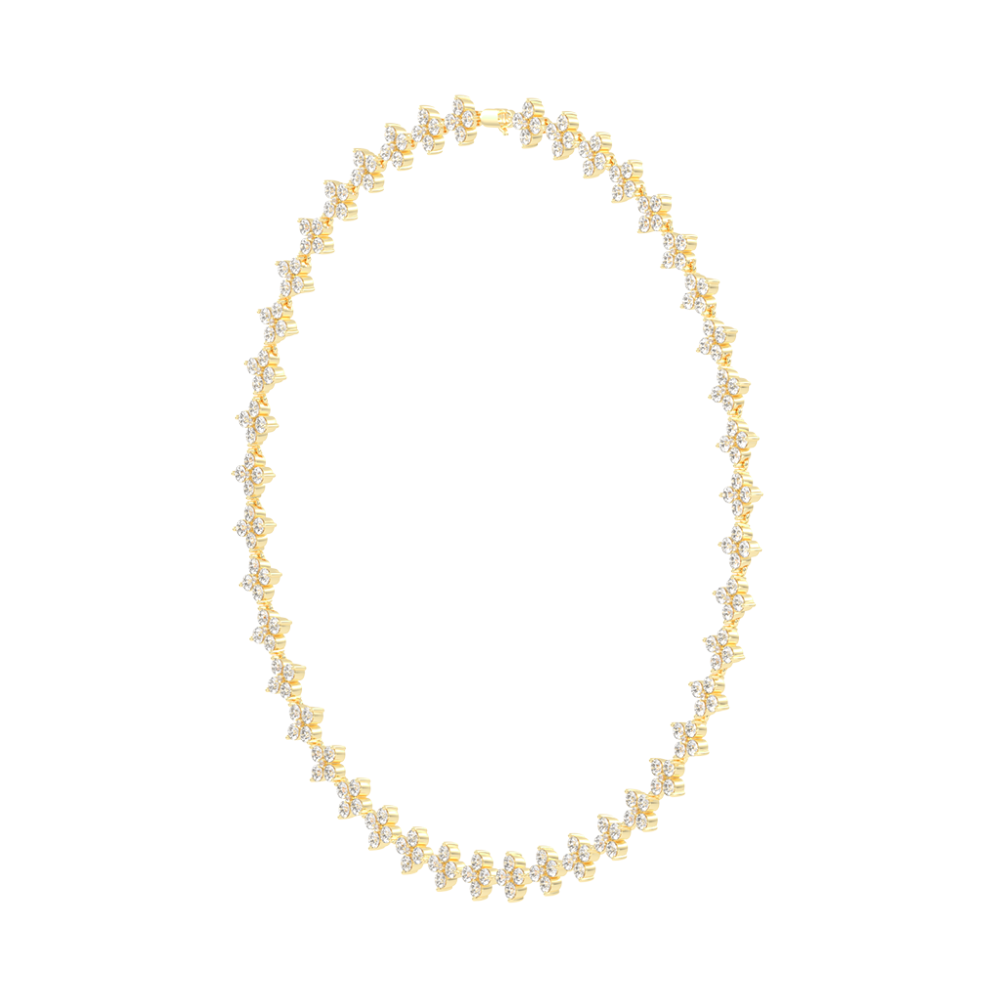 Star-Crossed Diamond Necklace