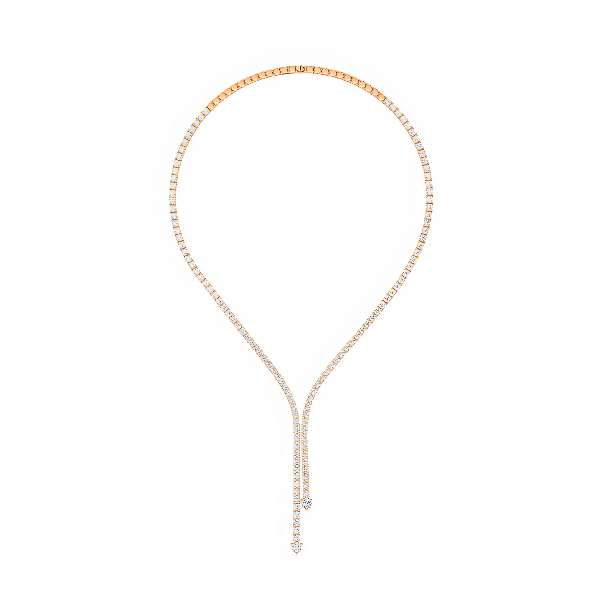 Clarina Drop Diamond Necklace