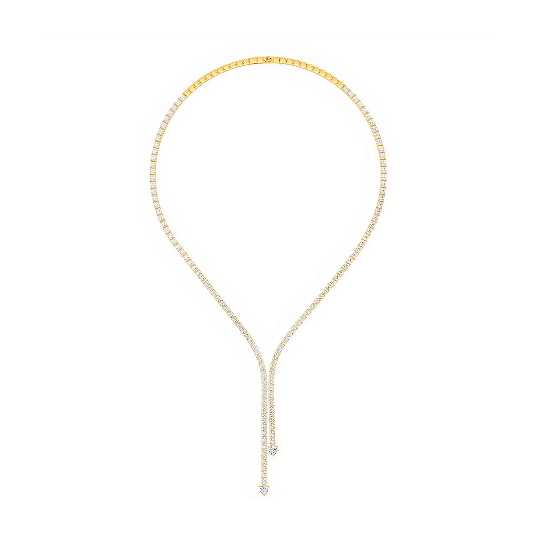 Clarina Drop Diamond Necklace