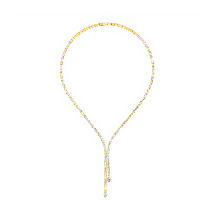 Clarina Drop Diamond Necklace