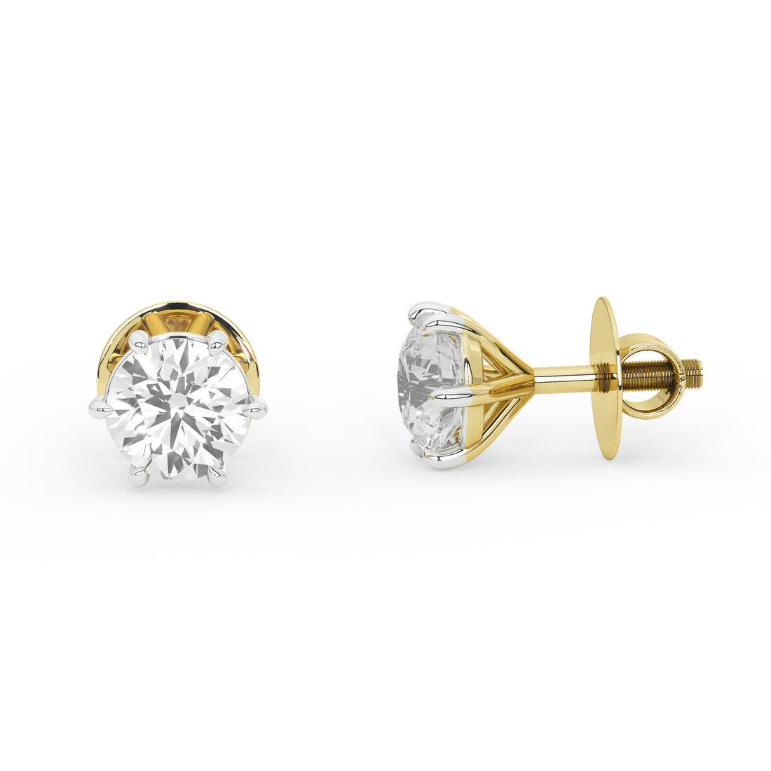 2 CT Valentina Solitaire Earrings