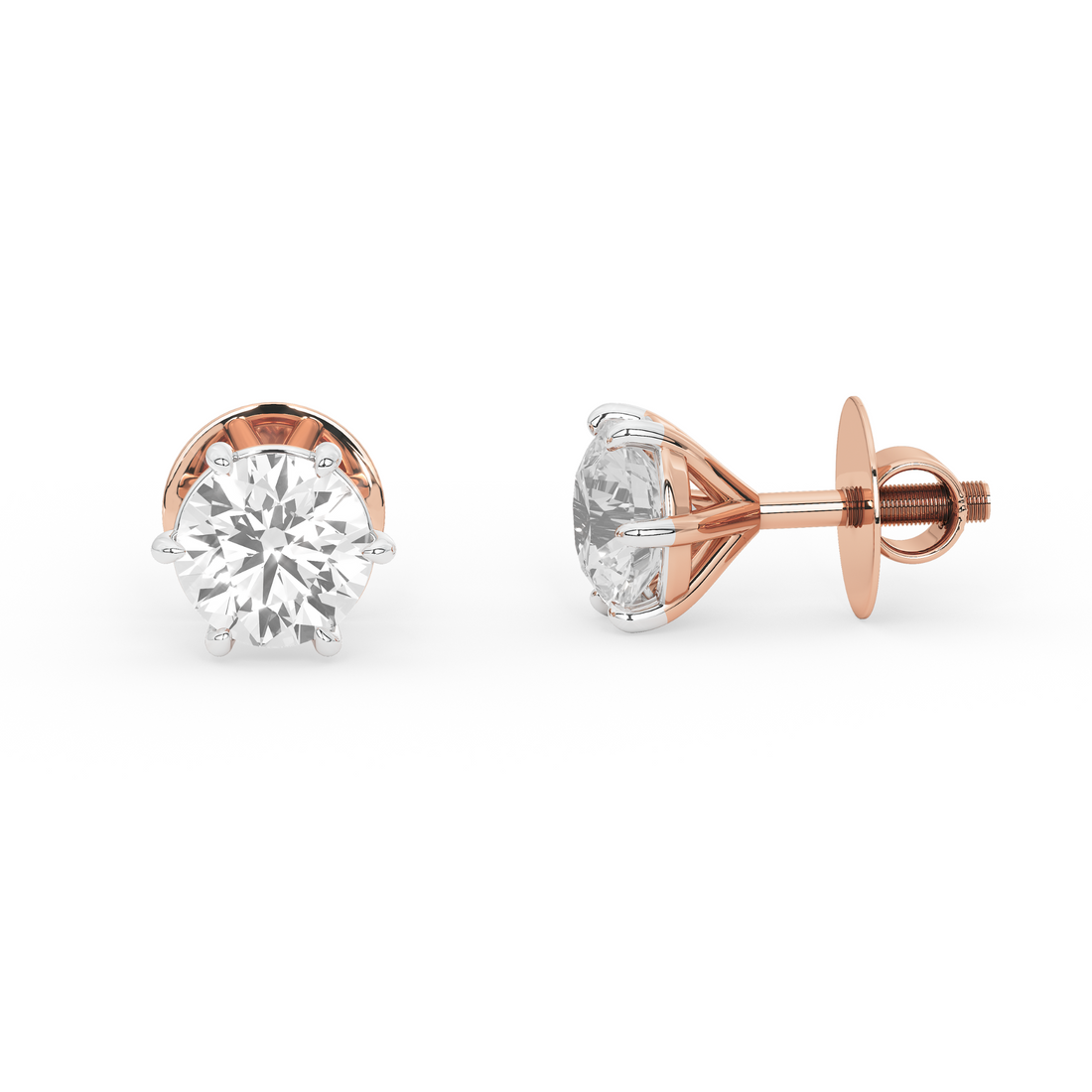 2.5 CT Dulcie Solitaire Earrings