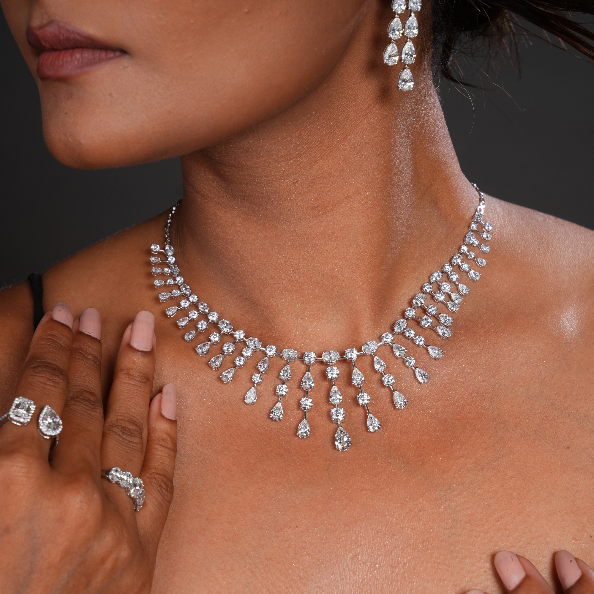 Divine Dazzle Diamond Necklace