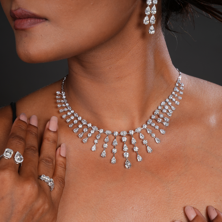 Divine Dazzle Diamond Necklace