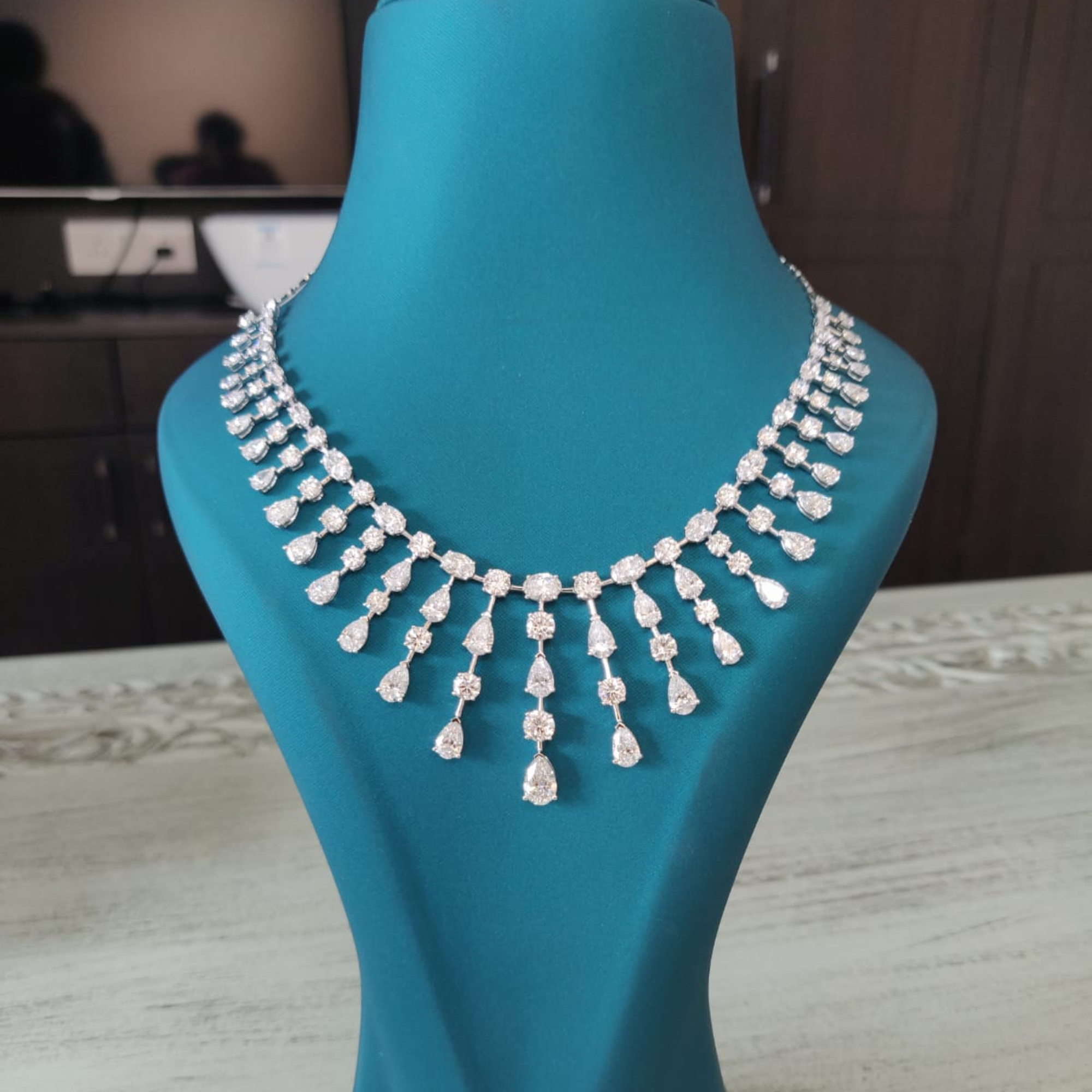 Divine Dazzle Diamond Necklace