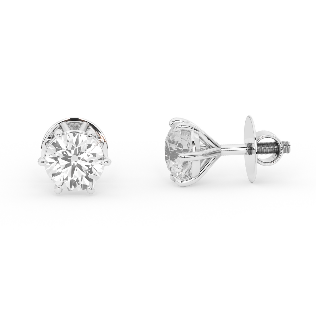 2.5 CT Dulcie Solitaire Earrings