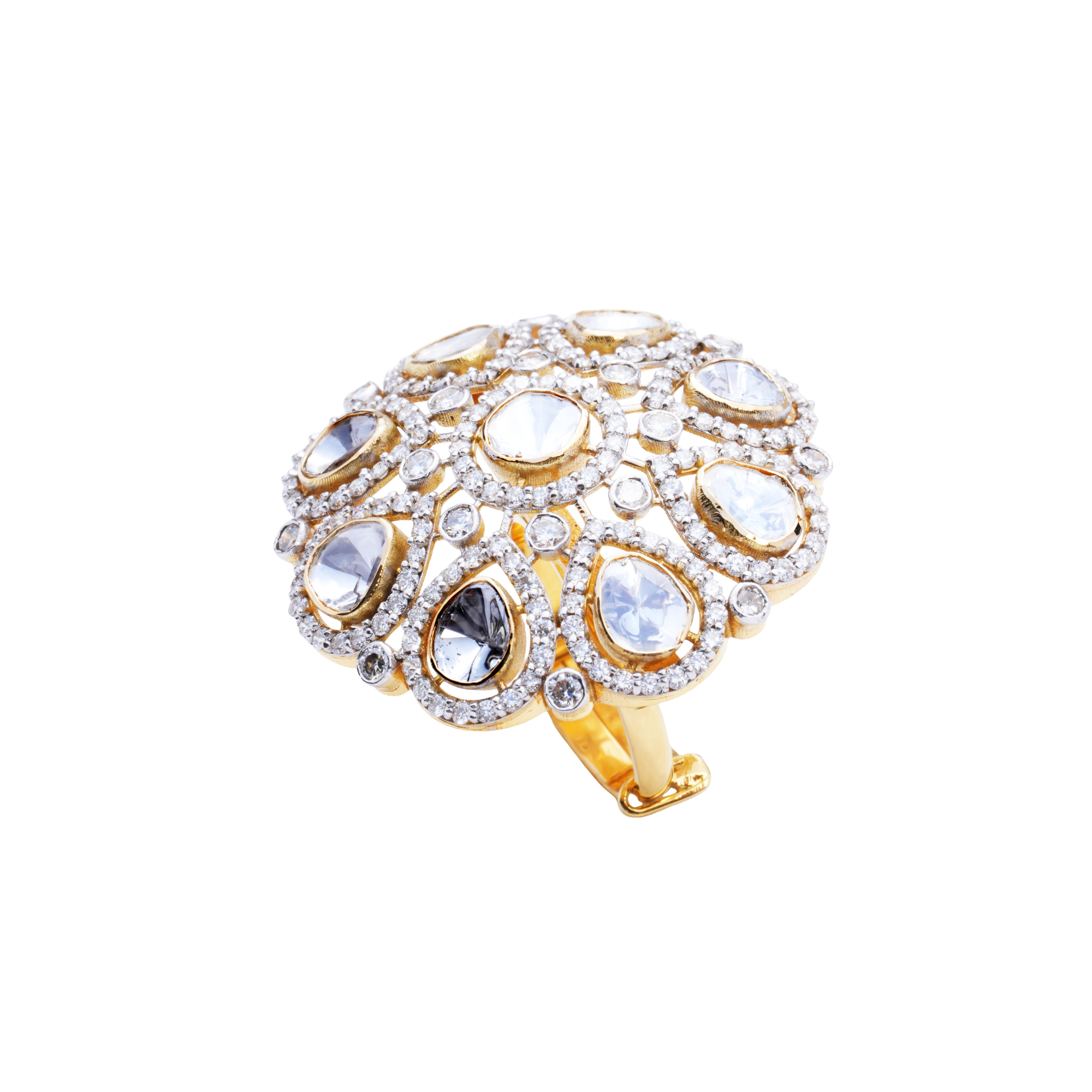 Eleanor’s Majestic Lab Grown Polki Ring