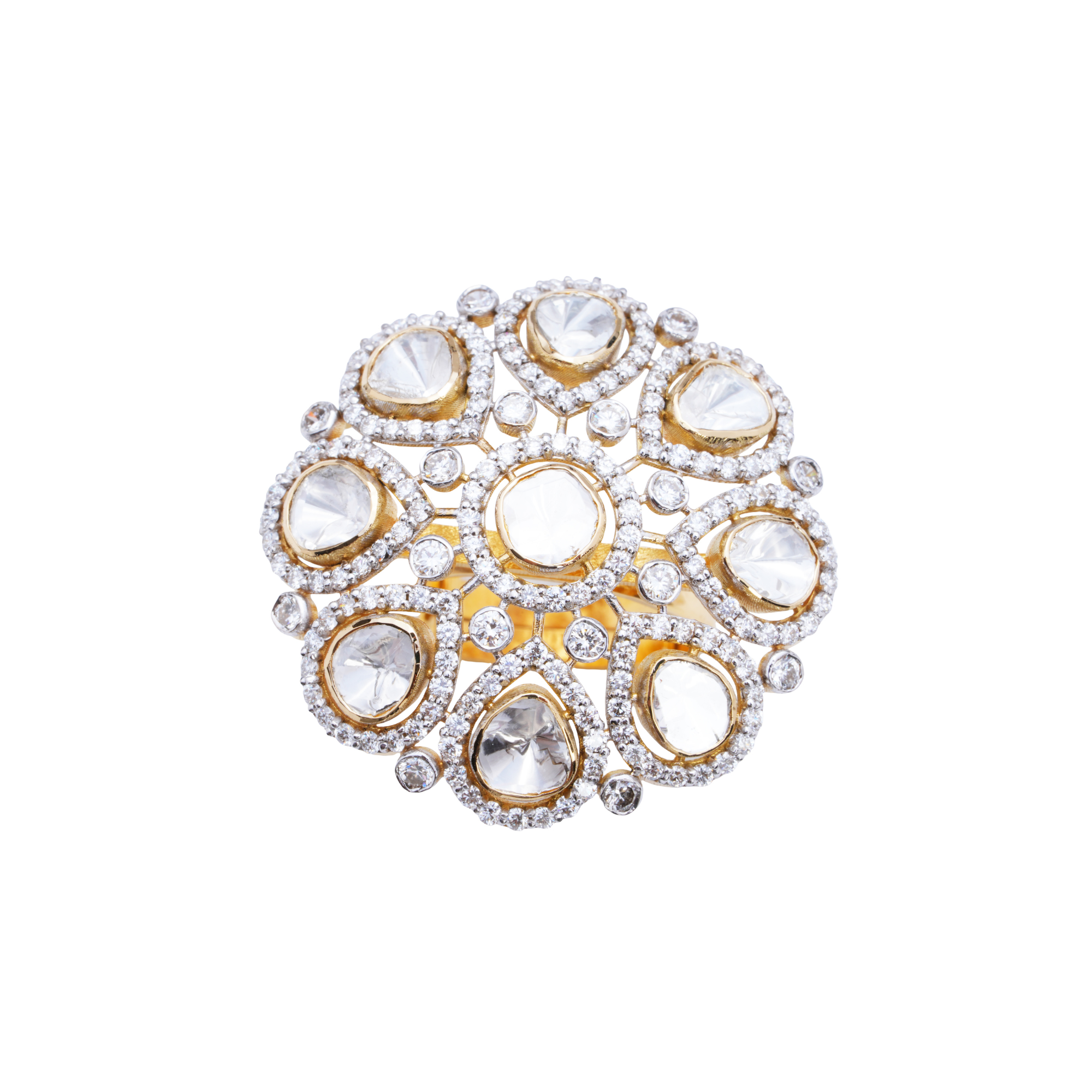 Eleanor’s Majestic Lab Grown Polki Ring