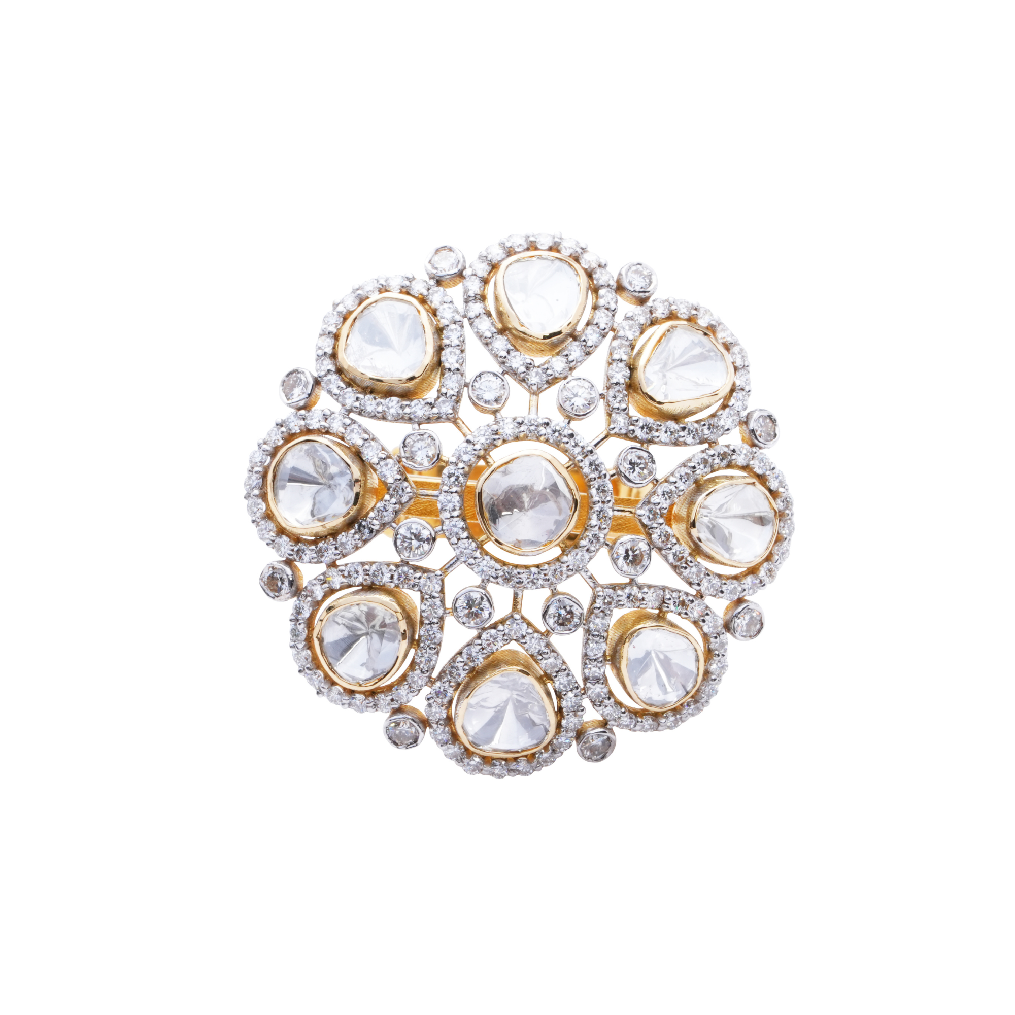 Eleanor’s Majestic Lab Grown Polki Ring