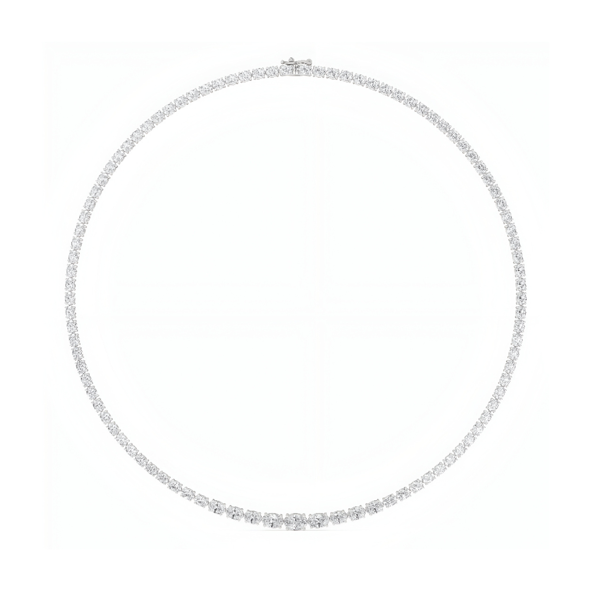 Selene's Whisper Diamond Necklace
