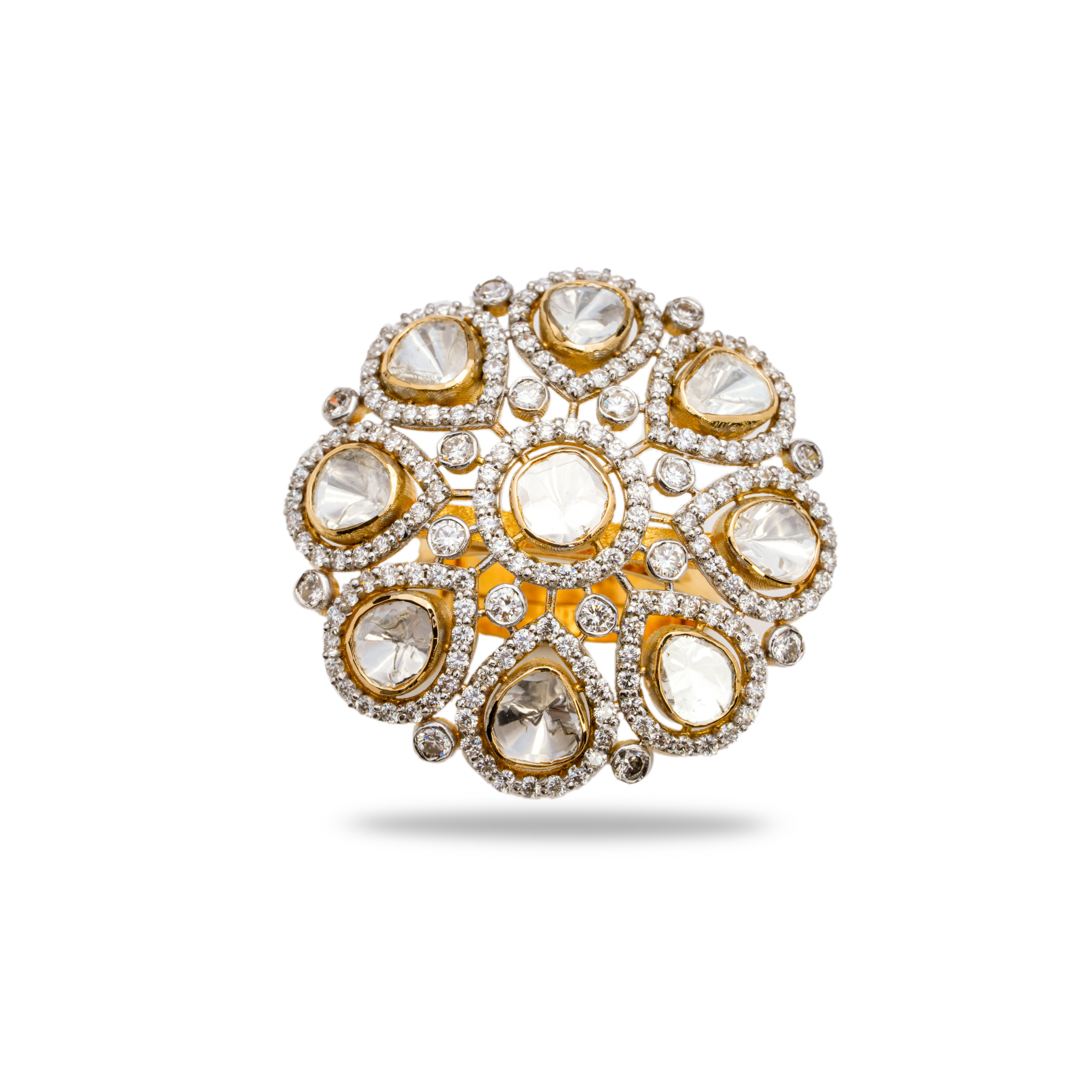 Eleanor’s Majestic Lab Grown Polki Ring