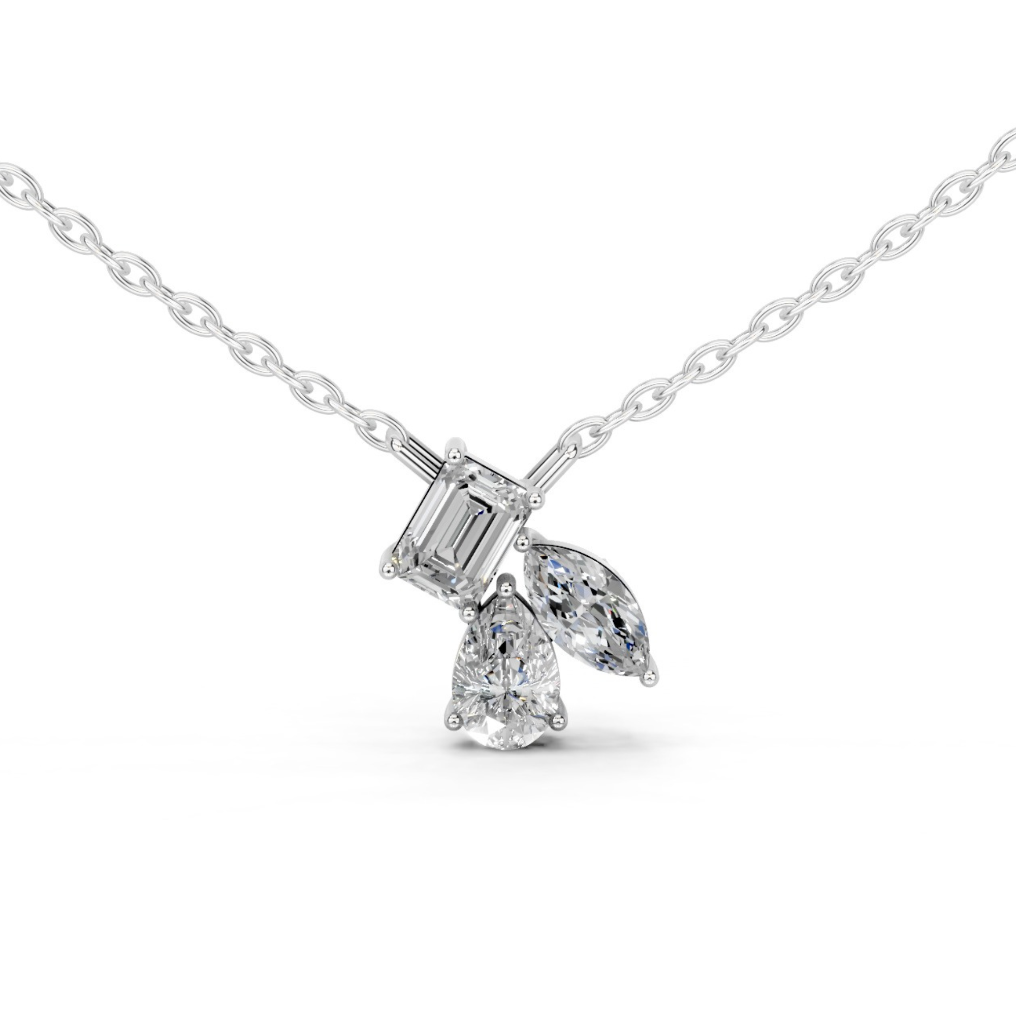 3.3 CT Trio Nova Diamond Pendant