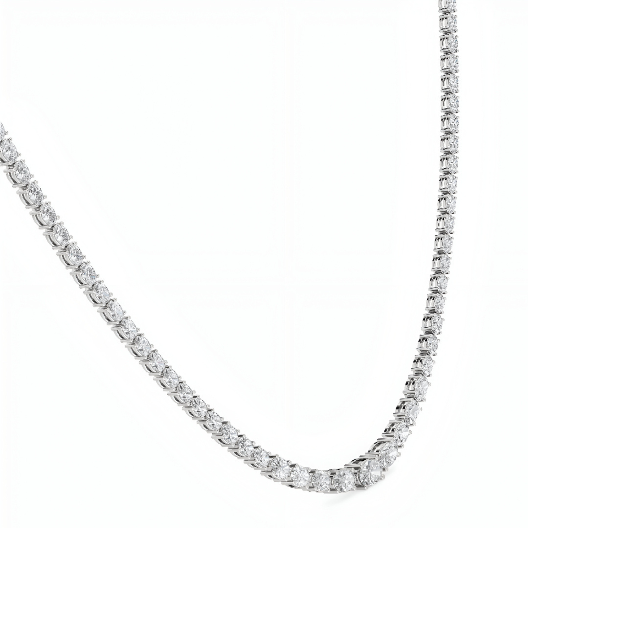Selene's Whisper Diamond Necklace