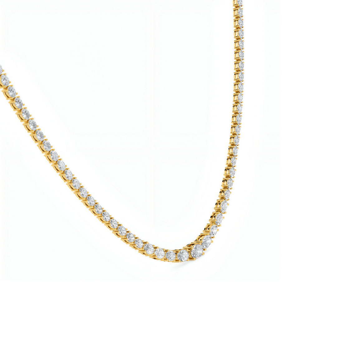 Selene's Whisper Diamond Necklace