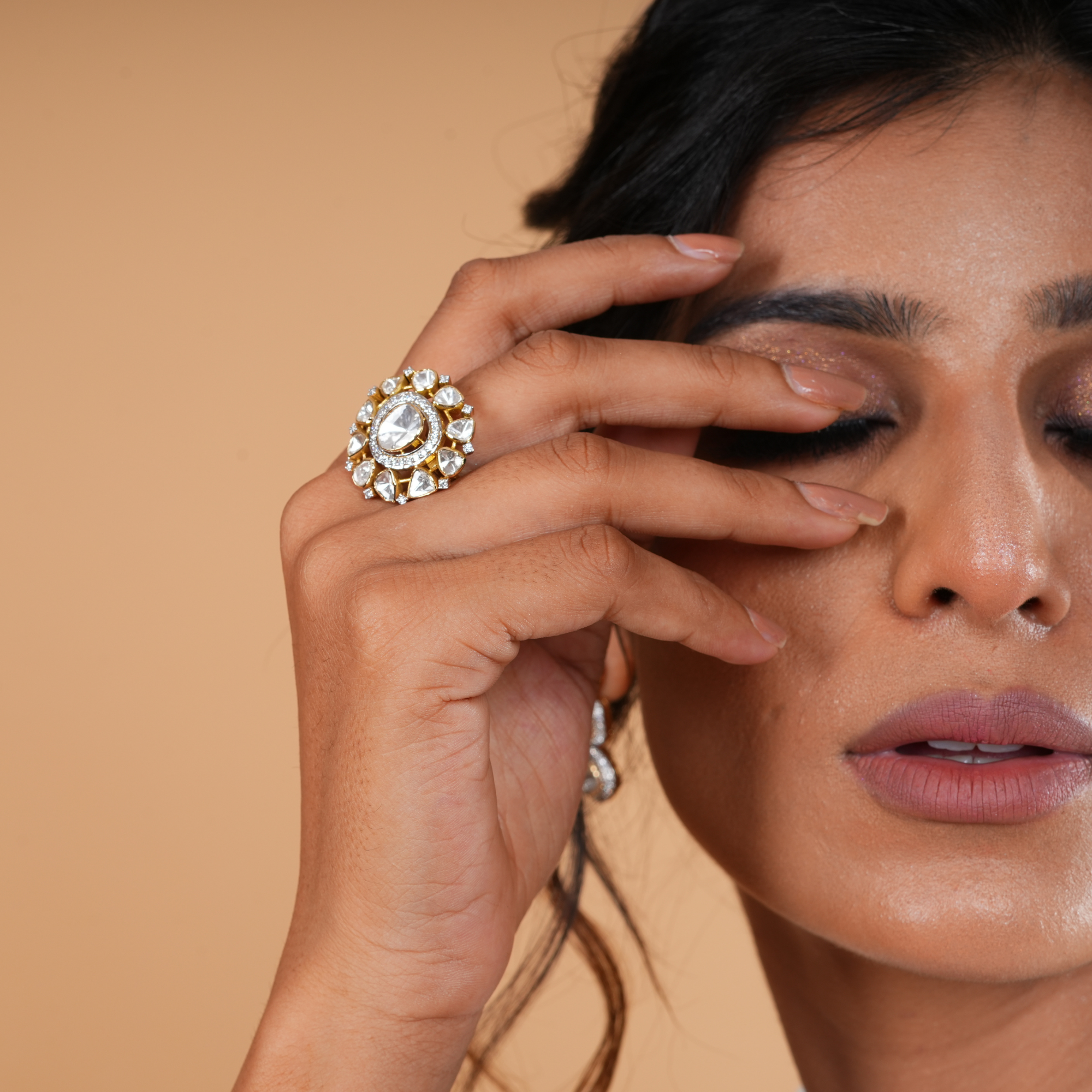 Titania’s Treasure Lab Grown Polki Ring