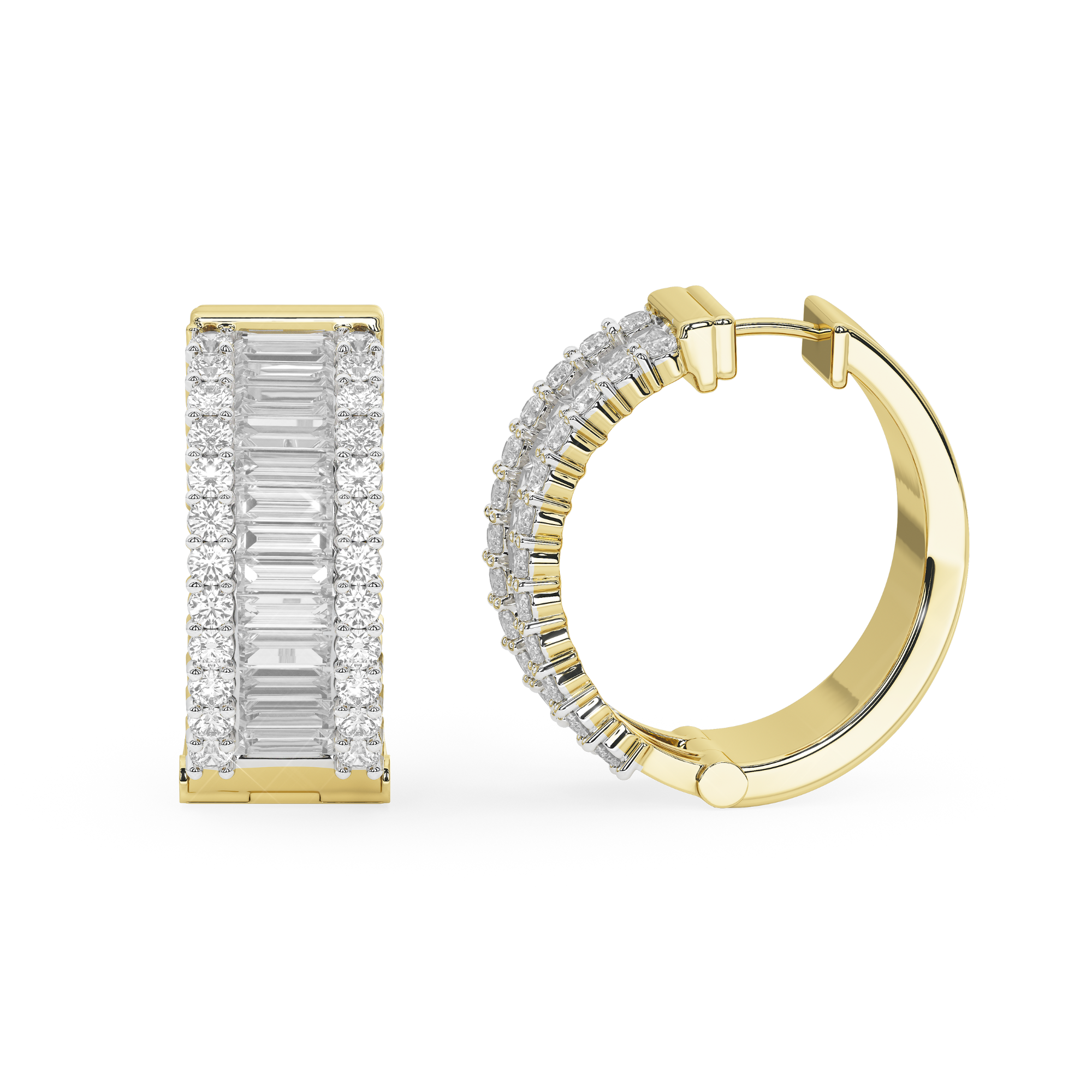 Sovereign Gravitas Diamond Hoops
