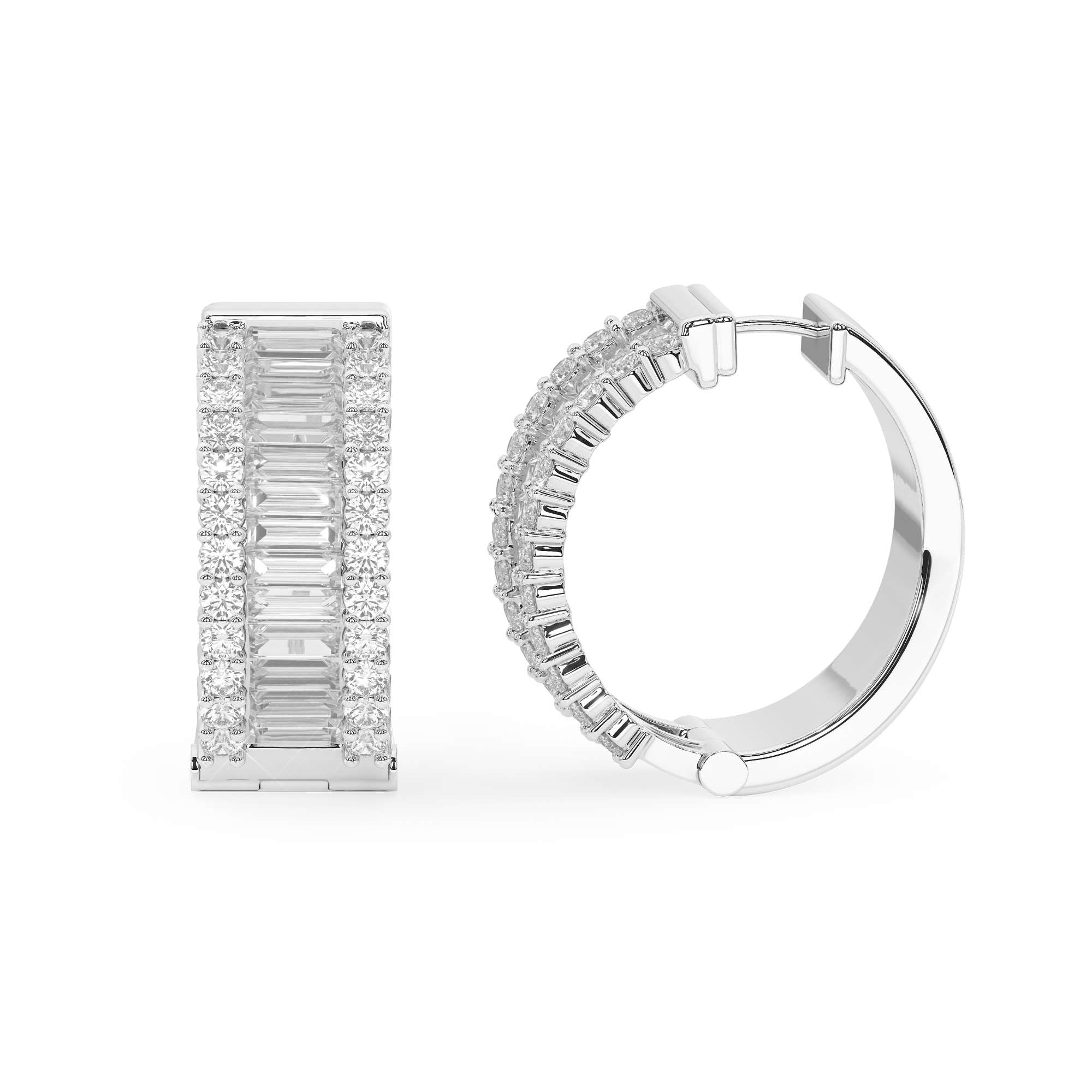 Sovereign Gravitas Diamond Hoops