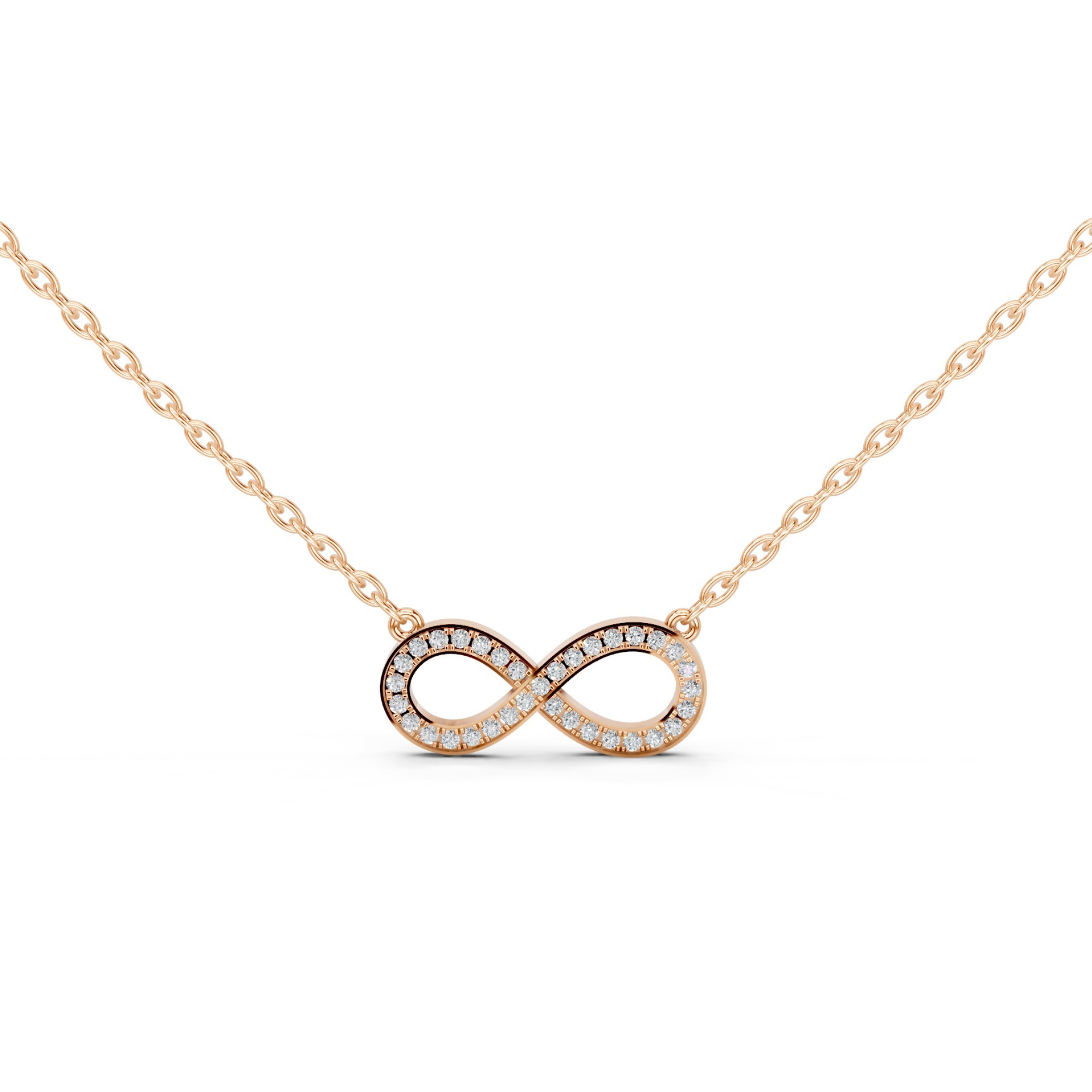 Infinity Diamond Pendant