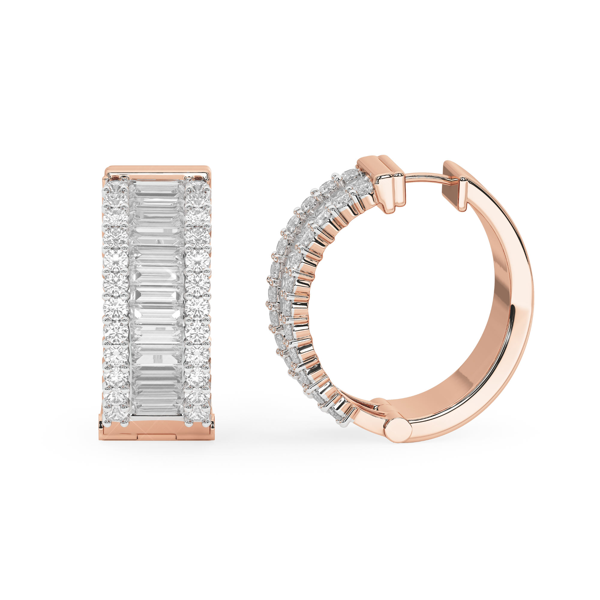 Sovereign Gravitas Diamond Hoops