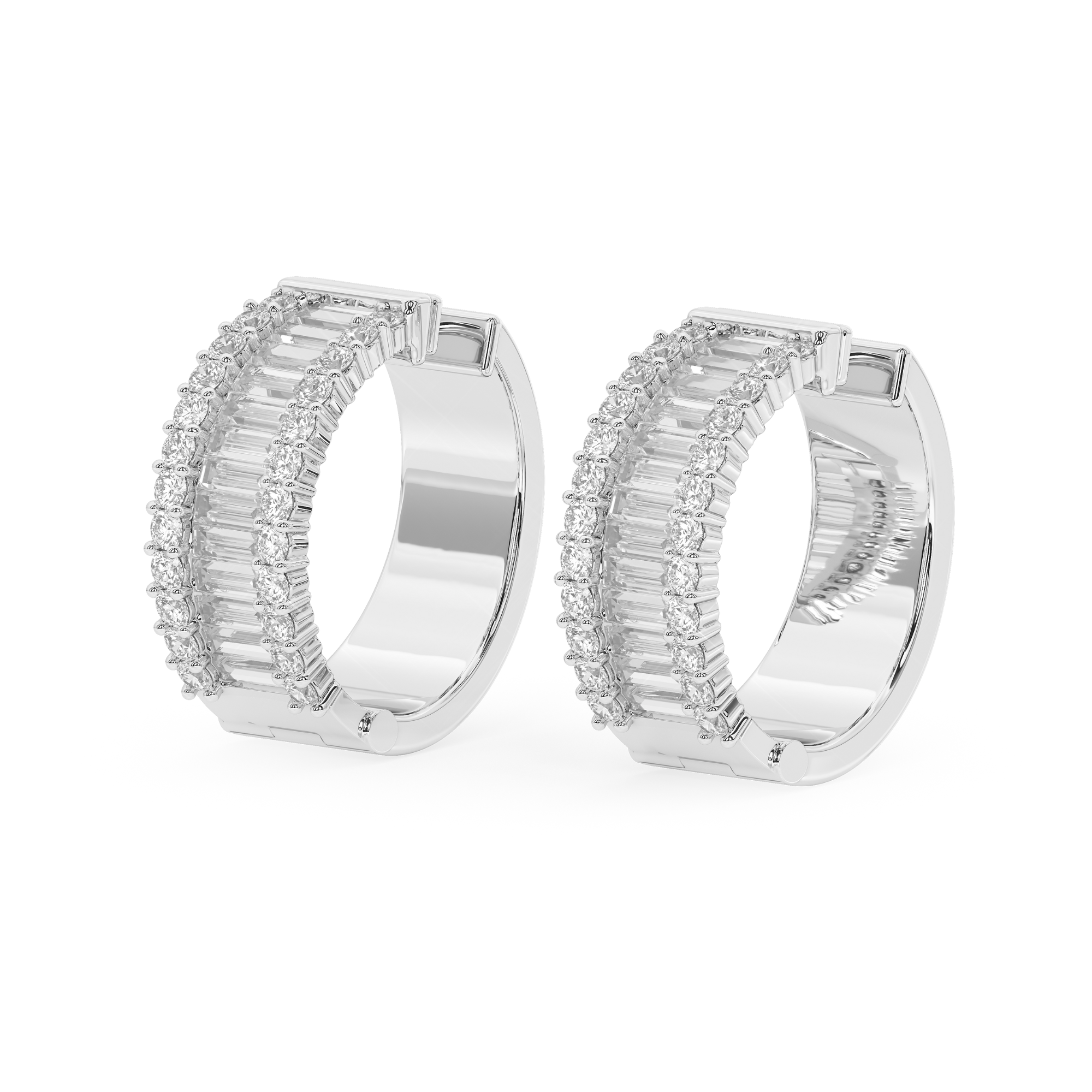 Sovereign Gravitas Diamond Hoops