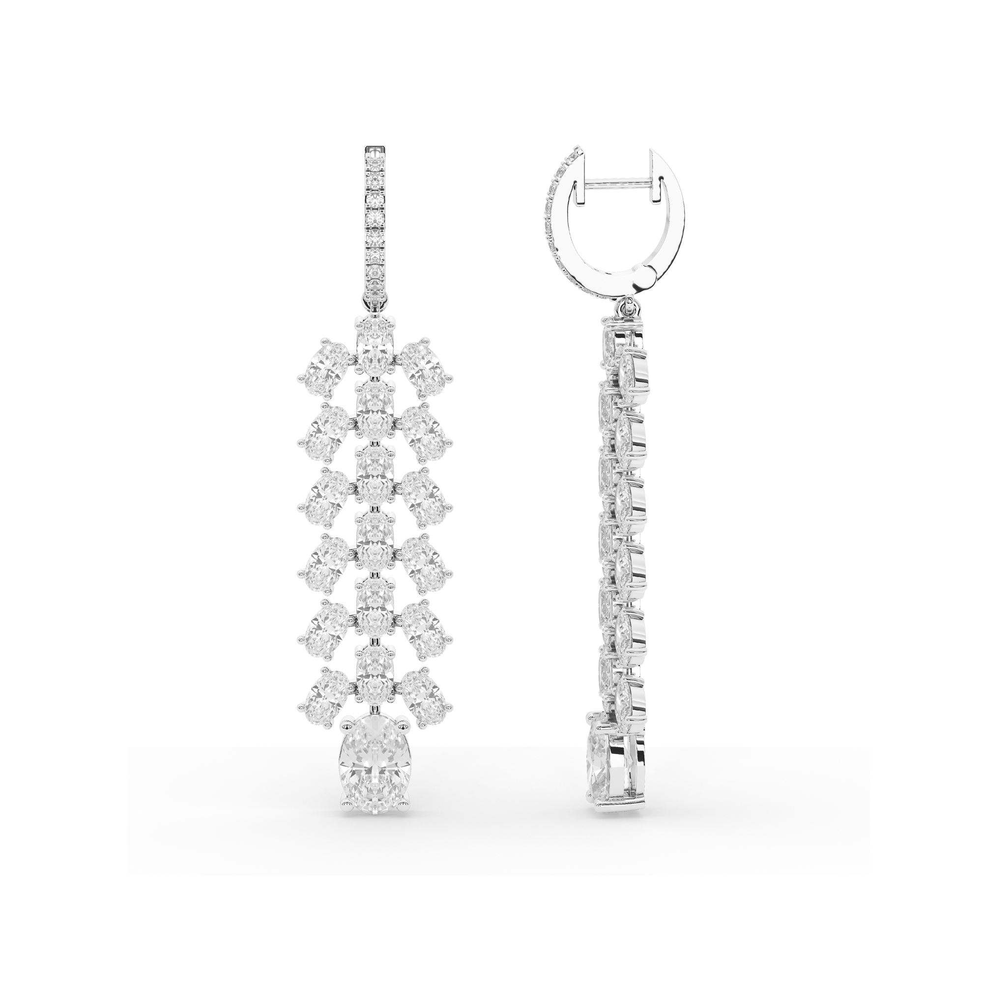 Glided Galaxy Diamond Danglers