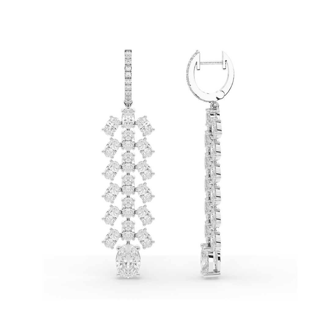 Glided Galaxy Diamond Danglers