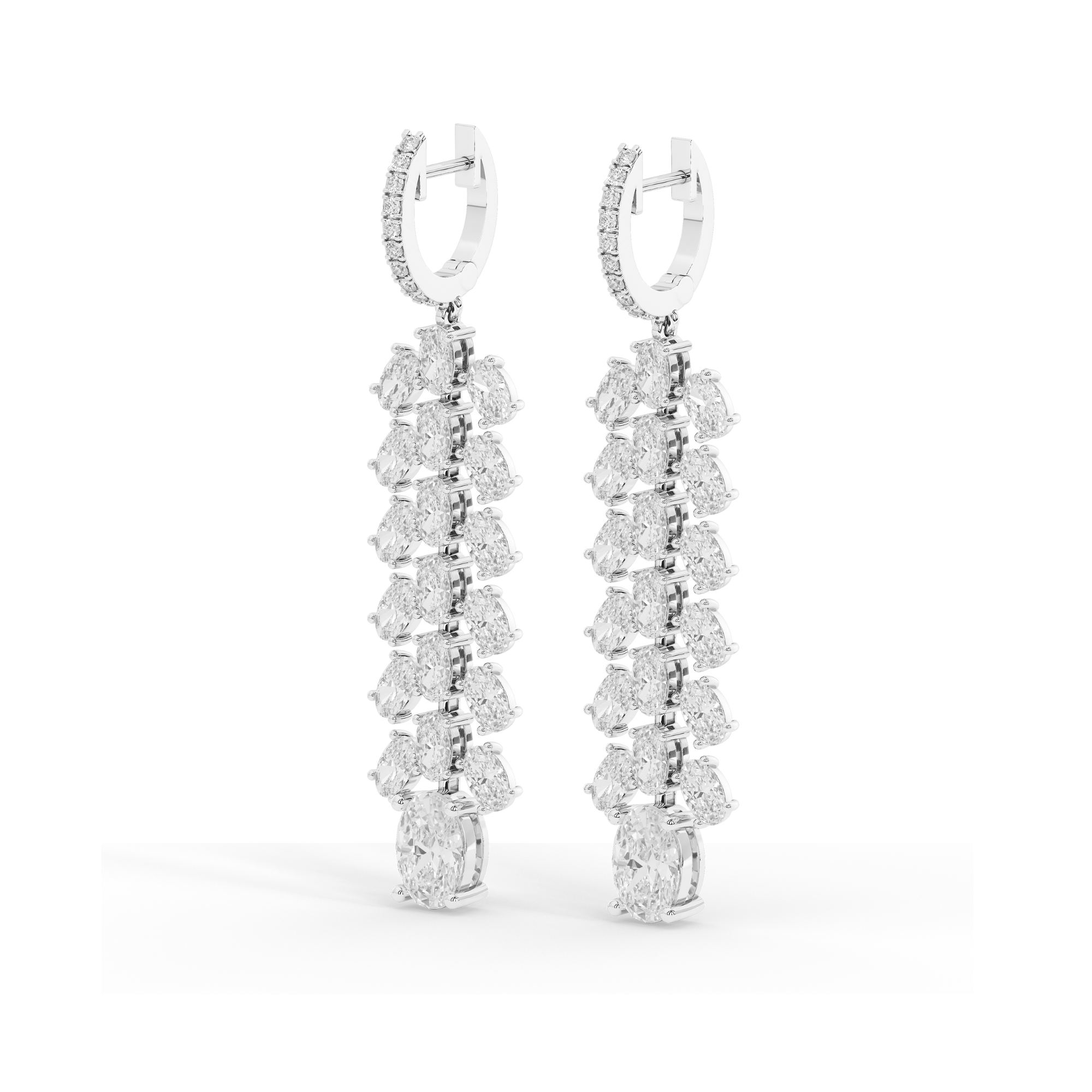 Glided Galaxy Diamond Danglers