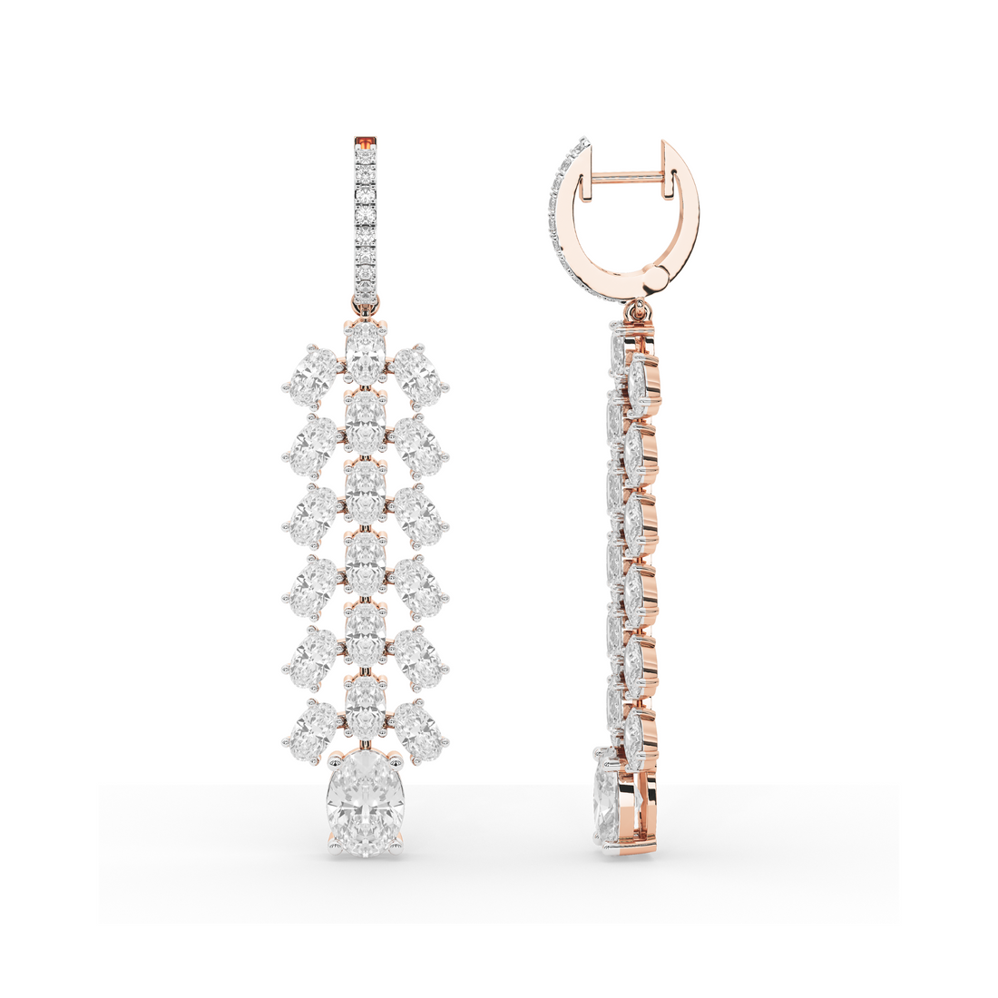 Glided Galaxy Diamond Danglers
