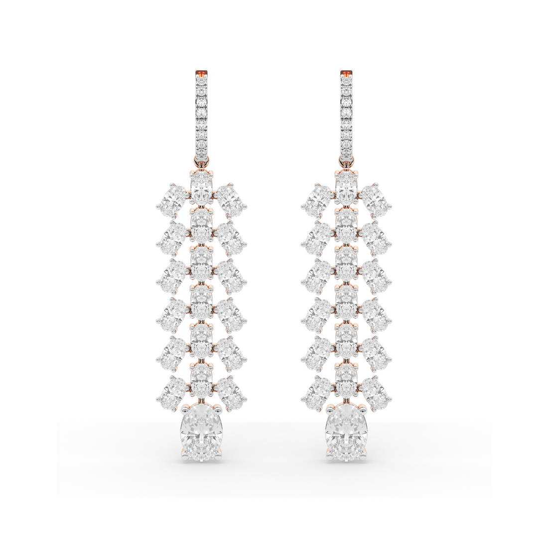 Glided Galaxy Diamond Danglers