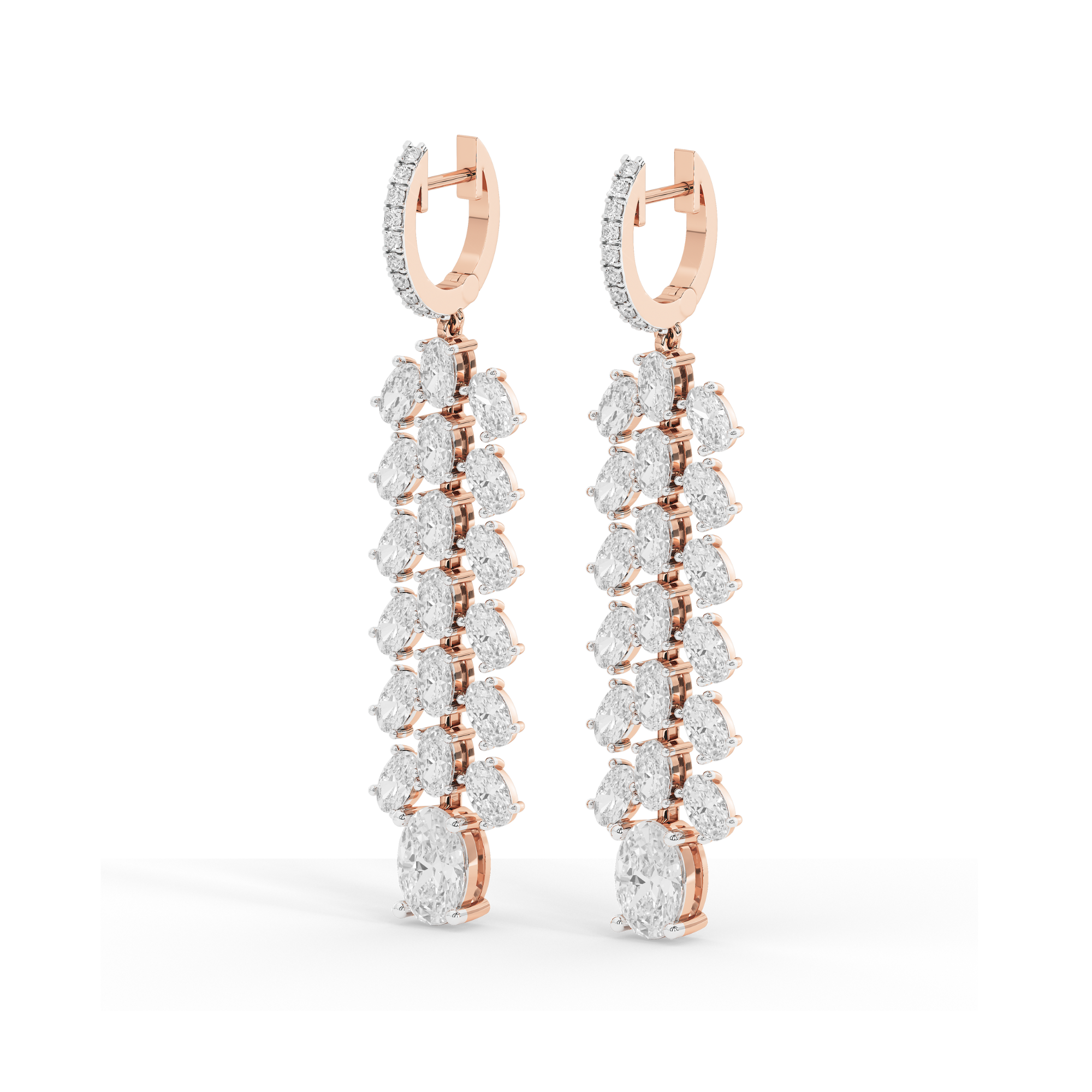 Glided Galaxy Diamond Danglers