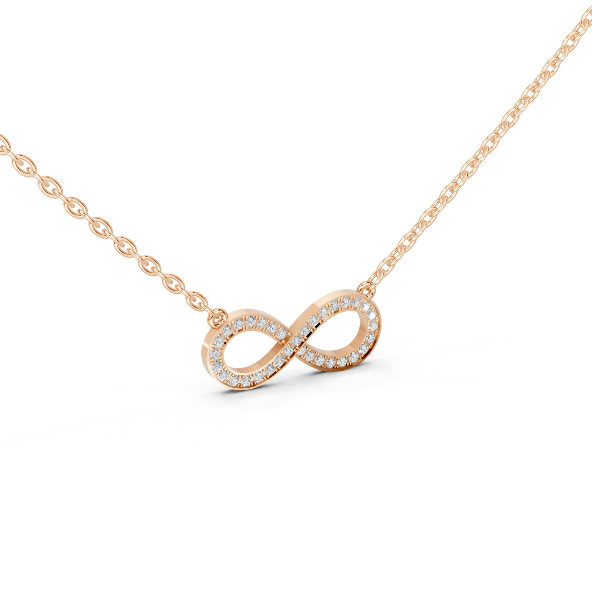 Infinity Diamond Pendant