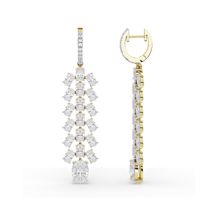 Glided Galaxy Diamond Danglers
