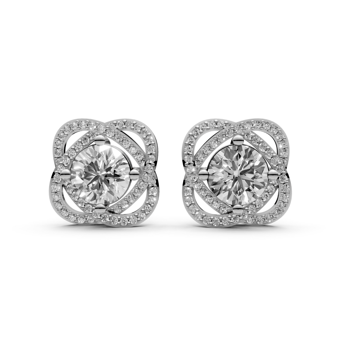 1.2 Carat Round Solitaire with Detachable Floral Jacket