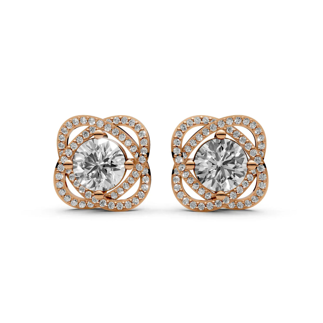 2.4 Carat Round Solitaire with Detachable Floral Jacket