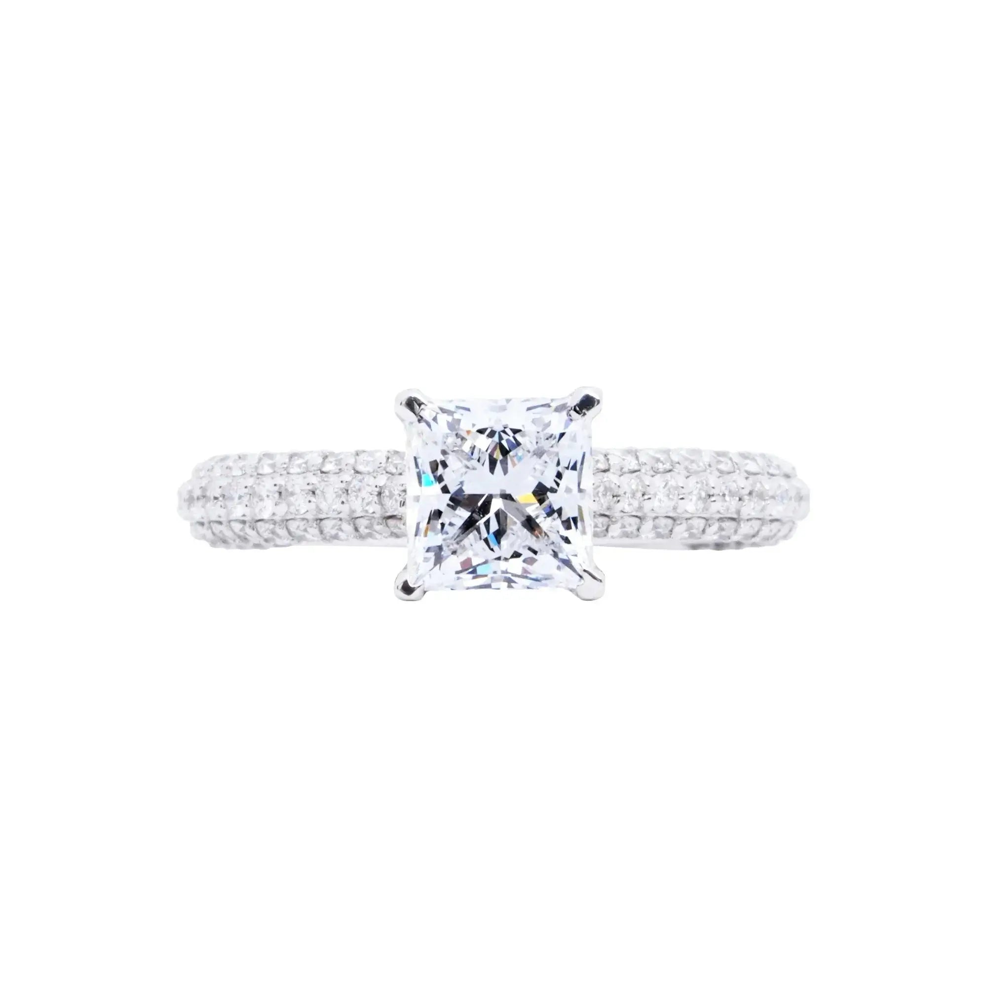 1.5 CT Aetheria Princess Cut Engagement Ring