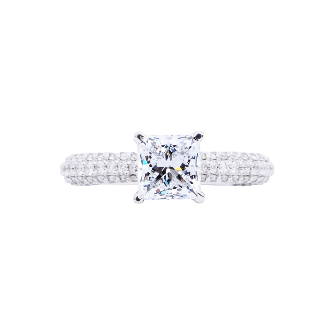 1.5 CT Aetheria Princess Cut Engagement Ring