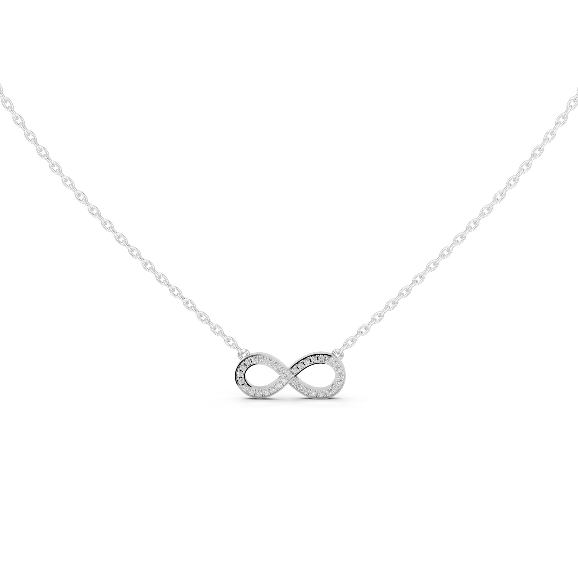 Infinity Diamond Pendant