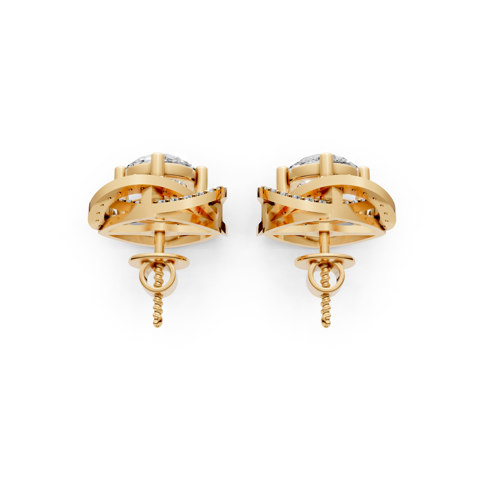 2.4 Carat Round Solitaire with Detachable Floral Jacket