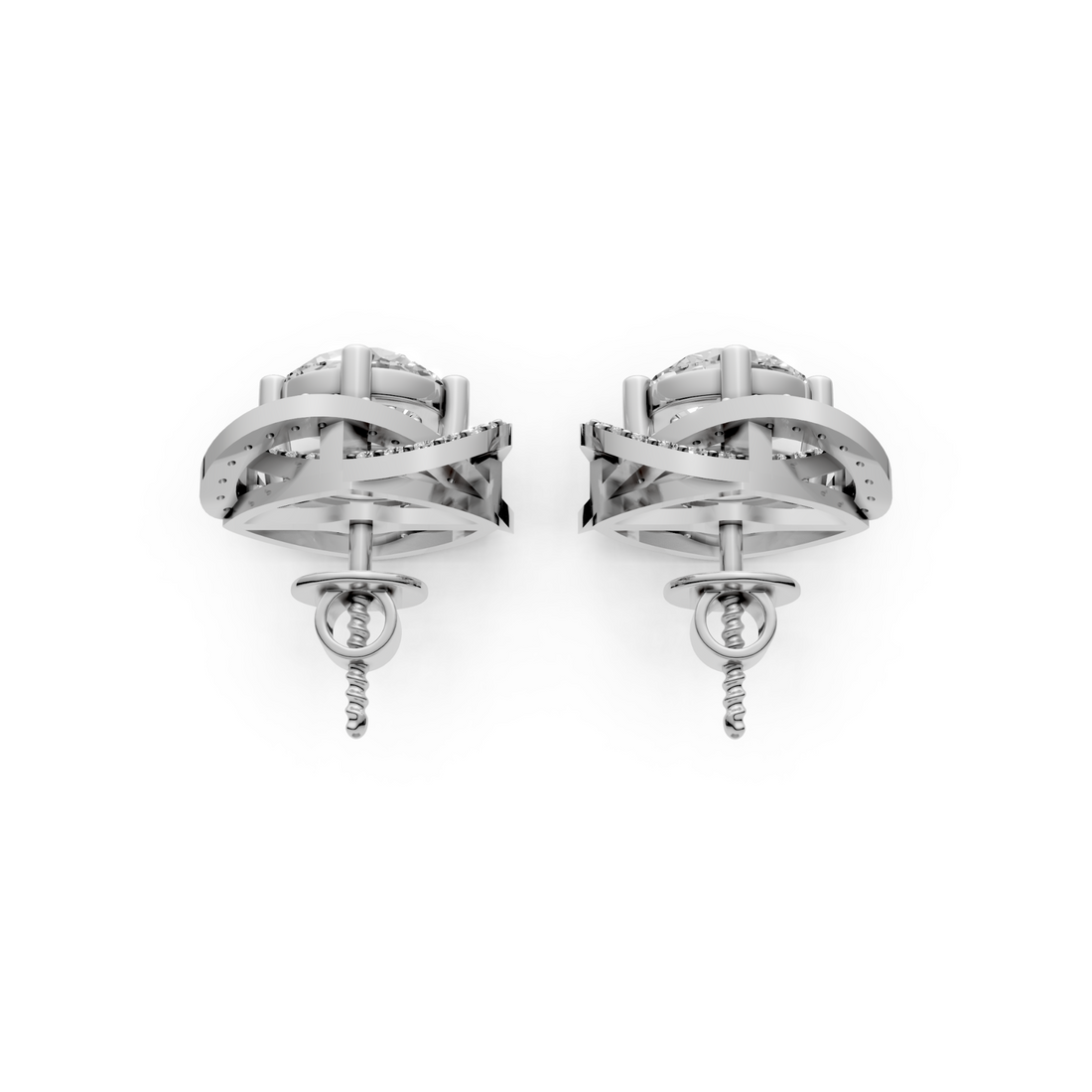 1.2 Carat Round Solitaire with Detachable Floral Jacket