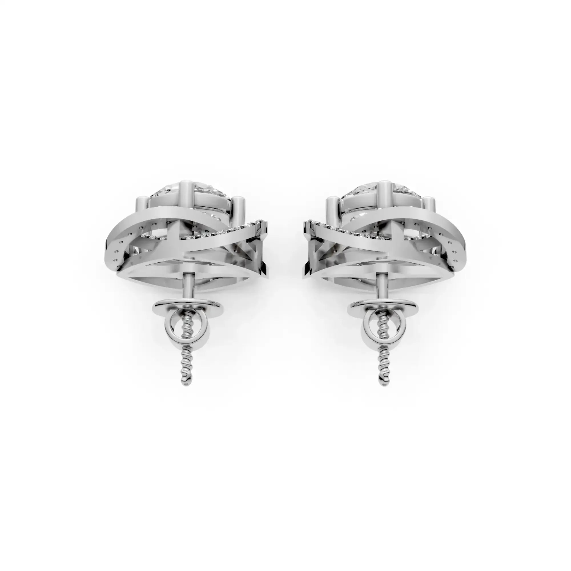 2.4 Carat Round Solitaire with Detachable Floral Jacket