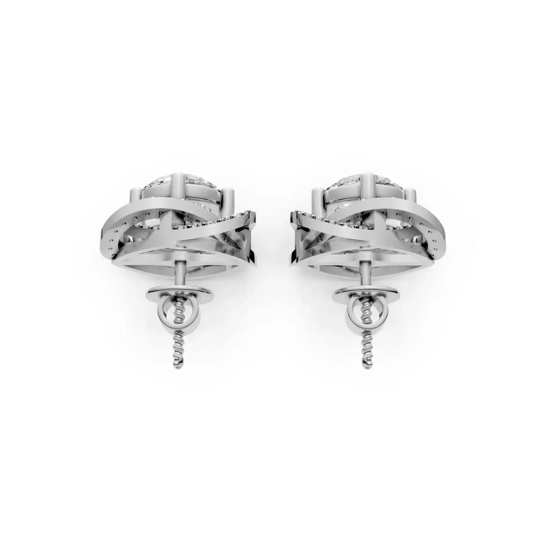 2.4 Carat Round Solitaire with Detachable Floral Jacket