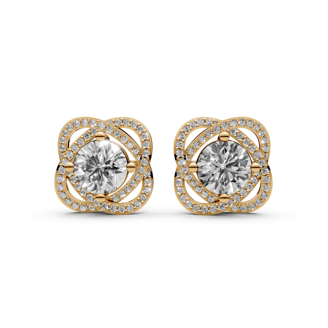 1.2 Carat Round Solitaire with Detachable Floral Jacket