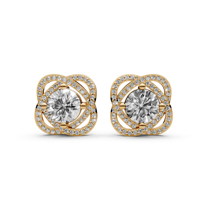 1.2 Carat Round Solitaire with Detachable Floral Jacket