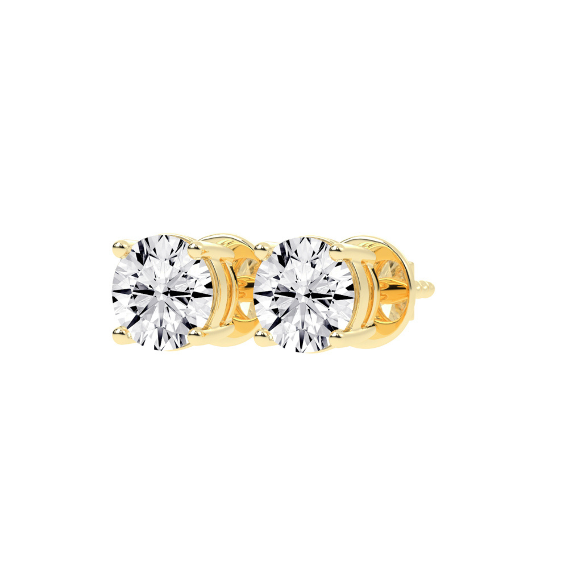 1.5 Carat Genevieve Solitaire Earrings